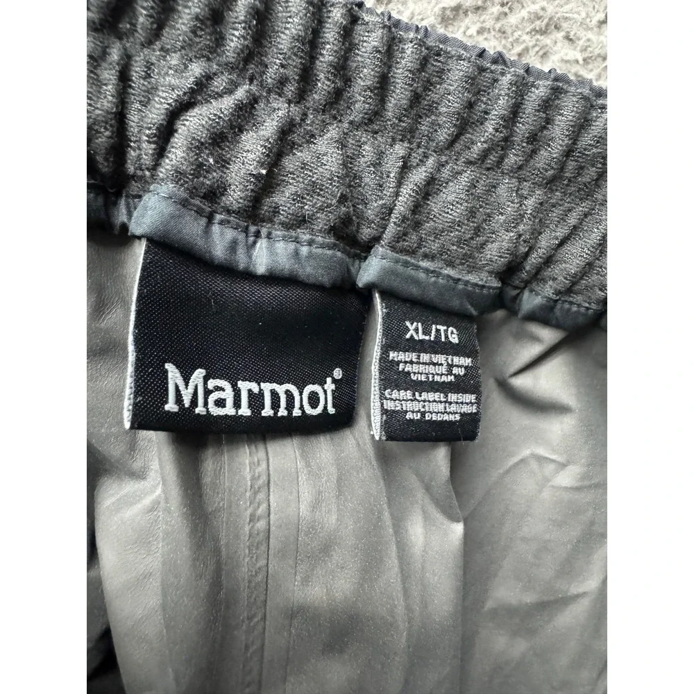 Marmot Gore-Tex Paclite Minimalist Water-Repellent Ski Pants‎ Black Mens Size XL